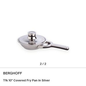 BERGHOFFTfk 10" Covered Fry Pan In Silver
